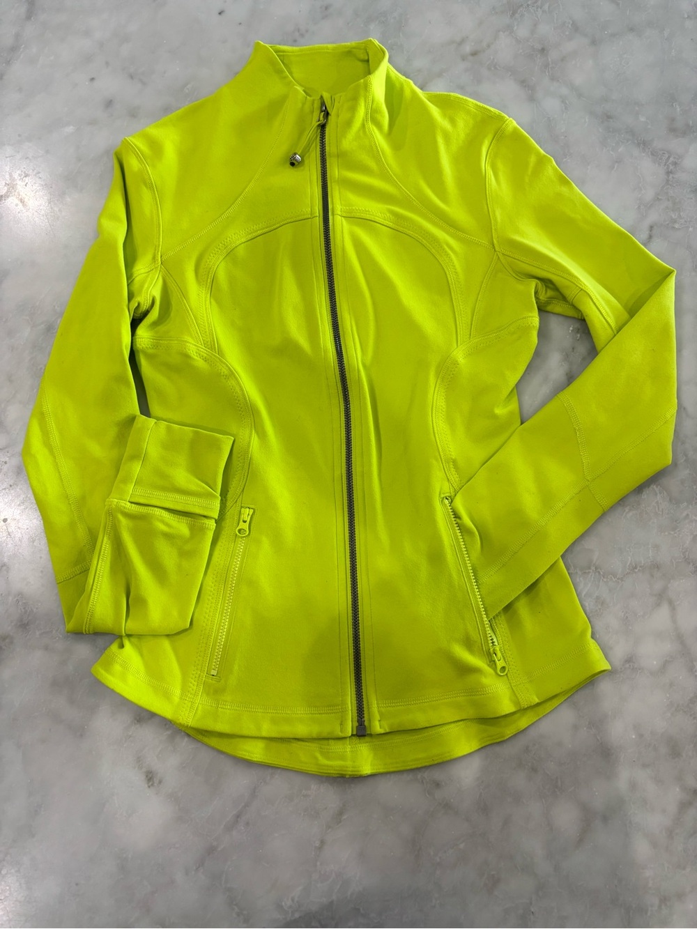 lululemon athletica Align Women's Neon Chartreuse Zip-Up Jacket